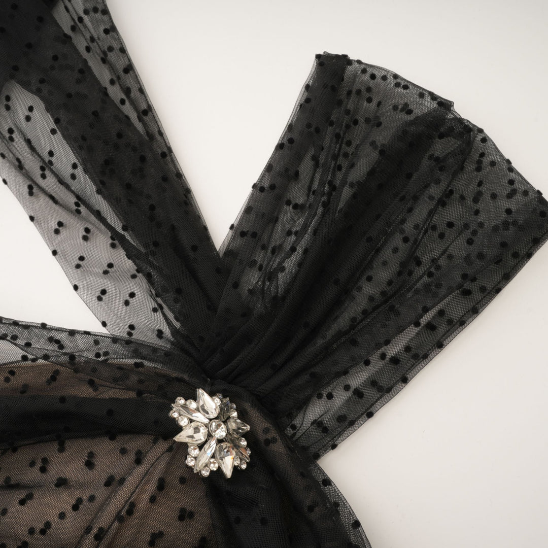 Levoire | Robe Mini En Tulle À Pois