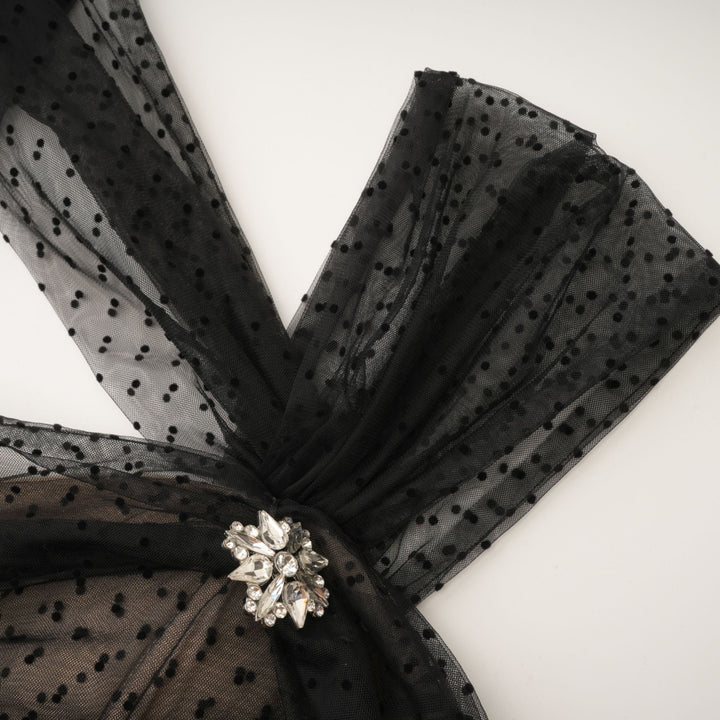 Levoire | Robe Mini En Tulle À Pois
