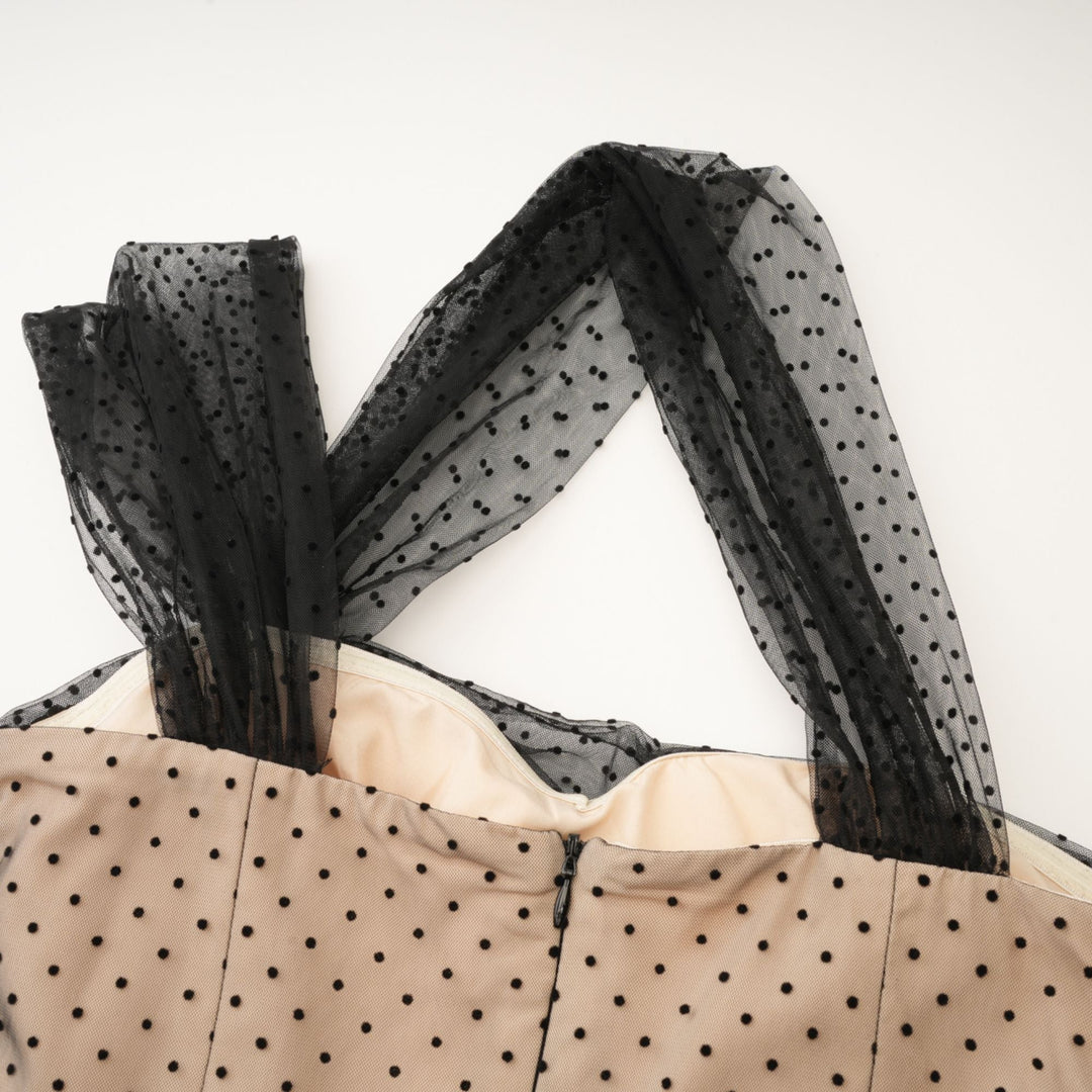 Levoire | Robe Mini En Tulle À Pois