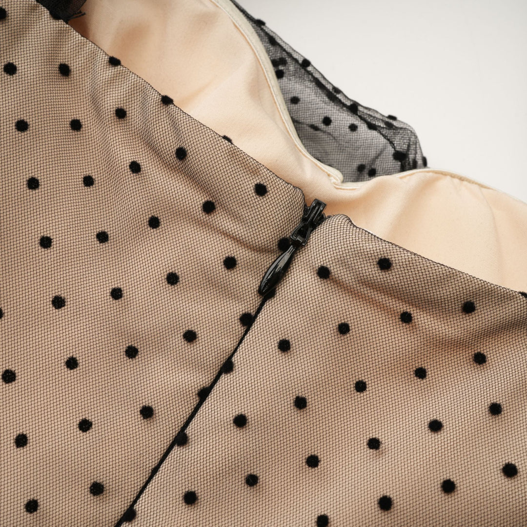 Levoire | Robe Mini En Tulle À Pois