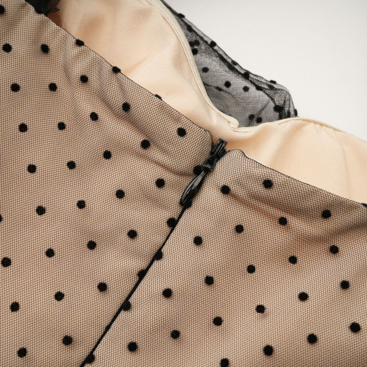 Levoire | Robe Mini En Tulle À Pois