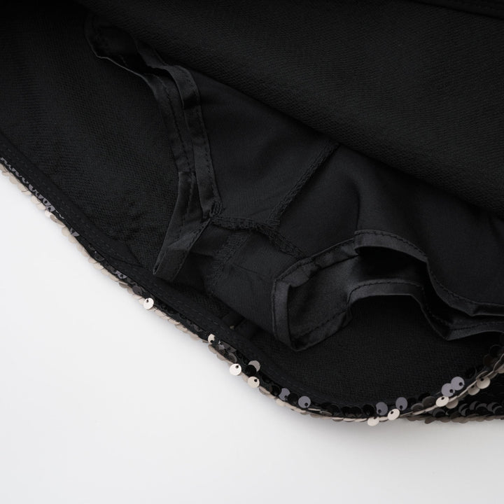 Levoire | Jupe Mini Paillettée Noire