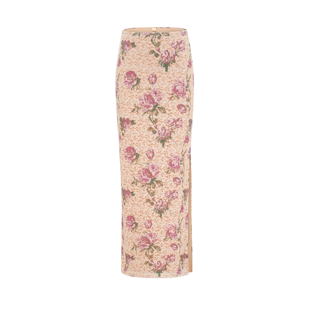 Levoire | Haut De Gilet Imprimé Floral & Ensemble De Jupe Assorti
