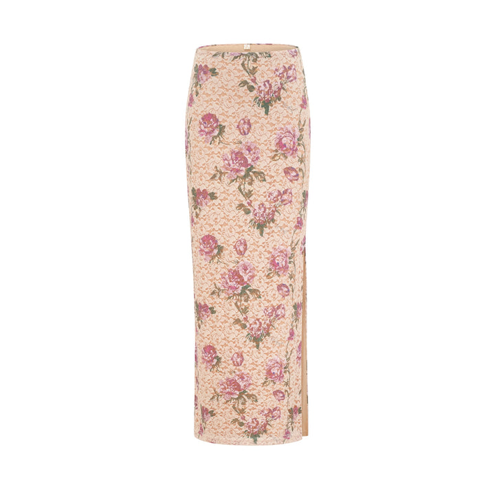 Levoire | Haut De Gilet Imprimé Floral & Ensemble De Jupe Assorti