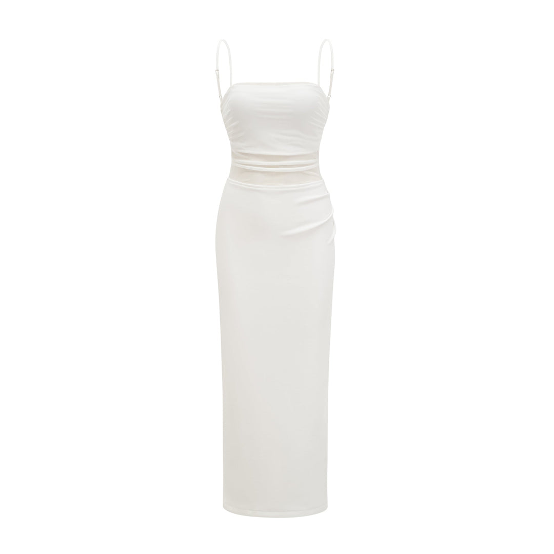 Levoire | Robe Midi Semi Transparente