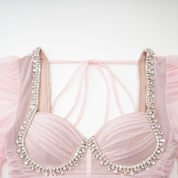 Levoire | Robe Midi En Maille Rosier