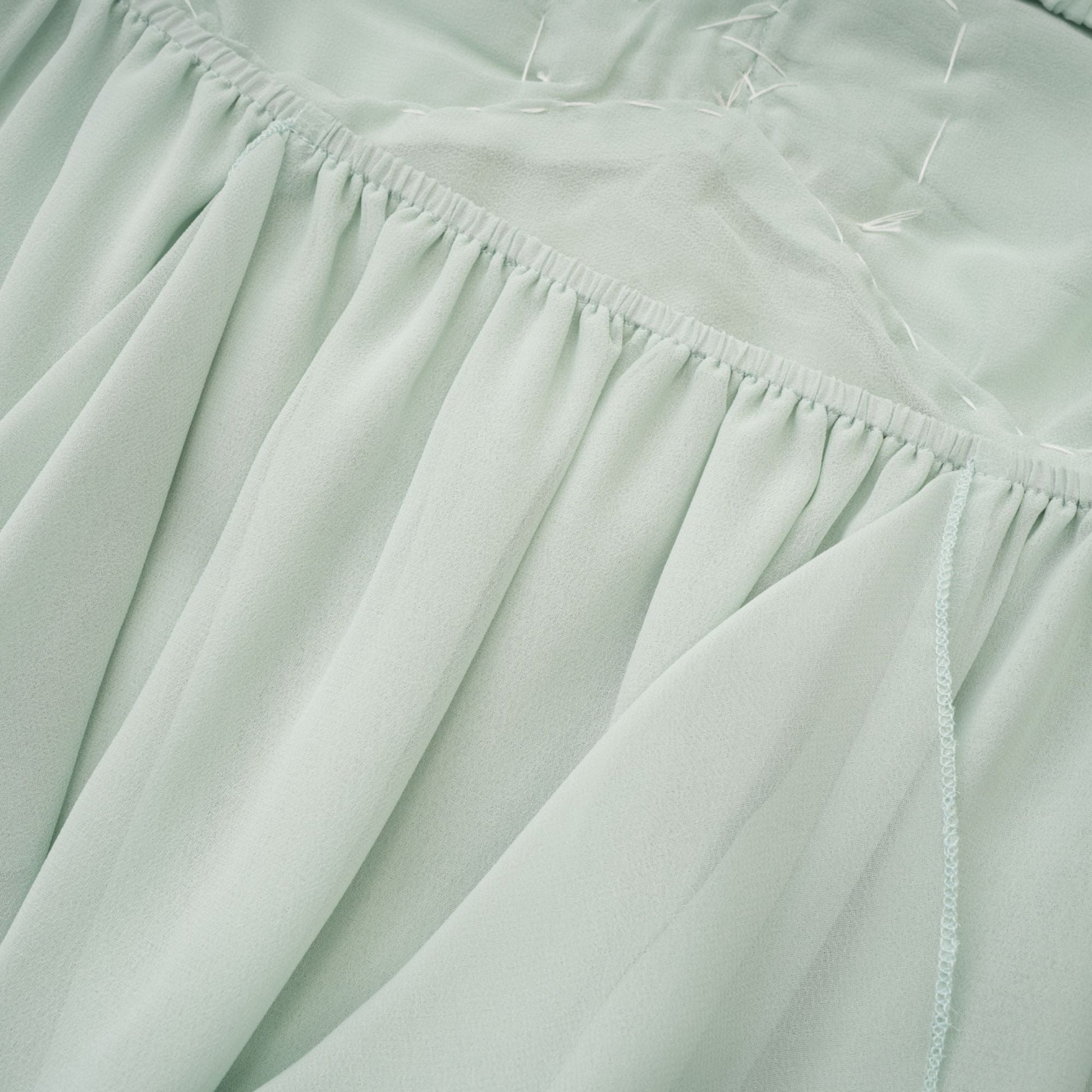 Levoire | Robe Midi À Volants Décorés