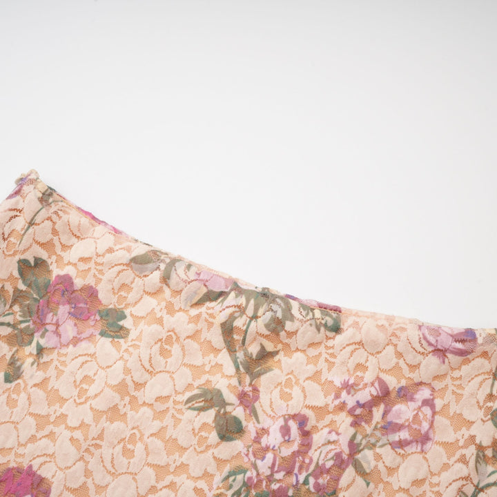 Levoire | Haut De Gilet Imprimé Floral & Ensemble De Jupe Assorti