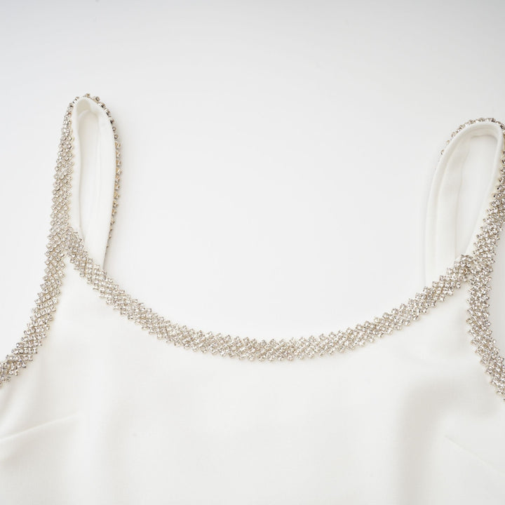 Levoire | Robe Midi Brodée De Cristaux