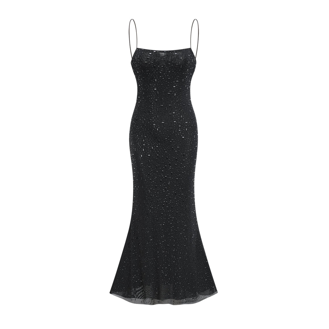 Levoire | Robe Ornée De Sequins Noir