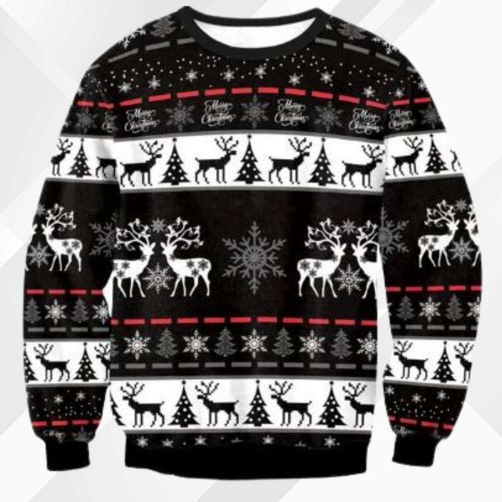 Levoire | Pull De Noël Confortable Noir