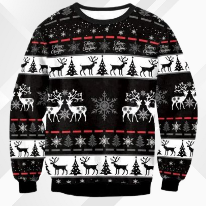 Levoire | Pull De Noël Confortable Noir