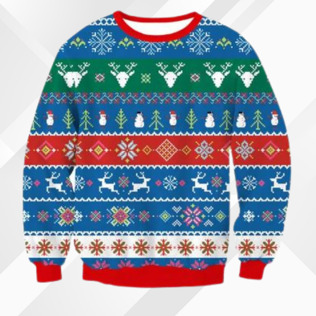 Levoire | Pull De Noël Confortable Bleu clair