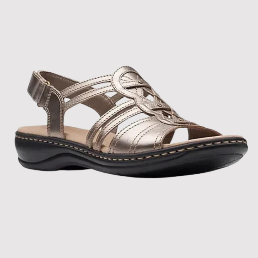 Levoire | Sandales Plates Orthopédiques Style Champagne
