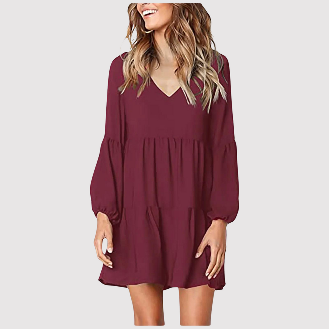 Levoire | Robe À Ourlet Volant Pour Femmes Rot