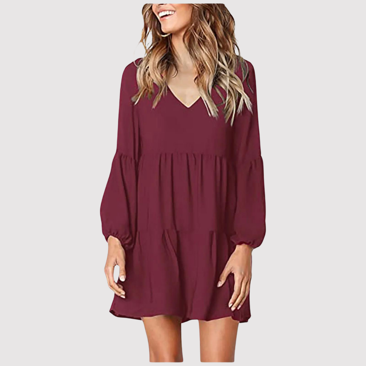 Levoire | Robe À Ourlet Volant Pour Femmes Rot