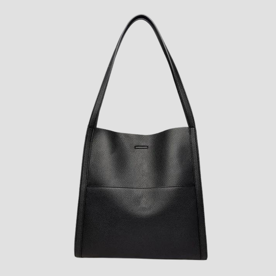 Levoire | Sac Bandoulière En Cuir Véritable Noir