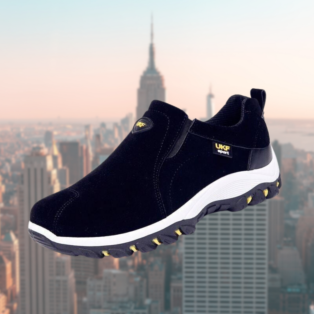 Levoire | Chaussures Orthopédiques Sans Lacets Noir