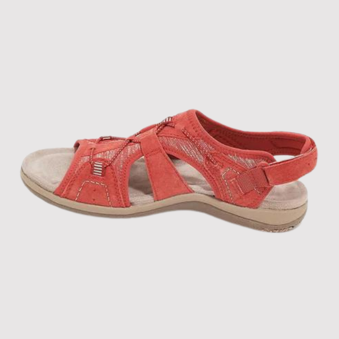Levoire | Sandales Orthopédiques Ajustables Et Douces, De Soutien Pour Femmes Rot