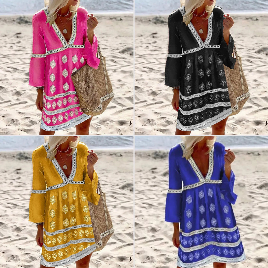 Levoire | Robe Confortable Avec Décolleté En V