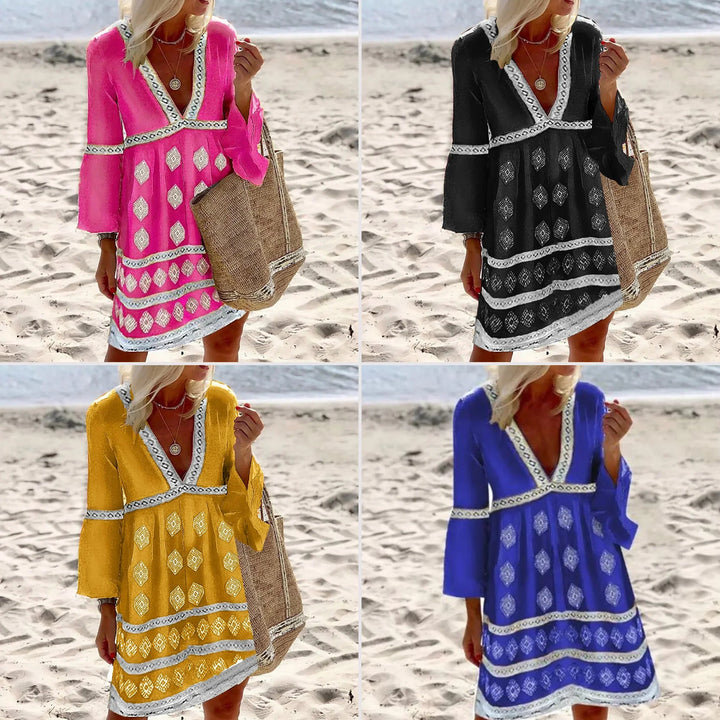 Levoire | Robe Confortable Avec Décolleté En V