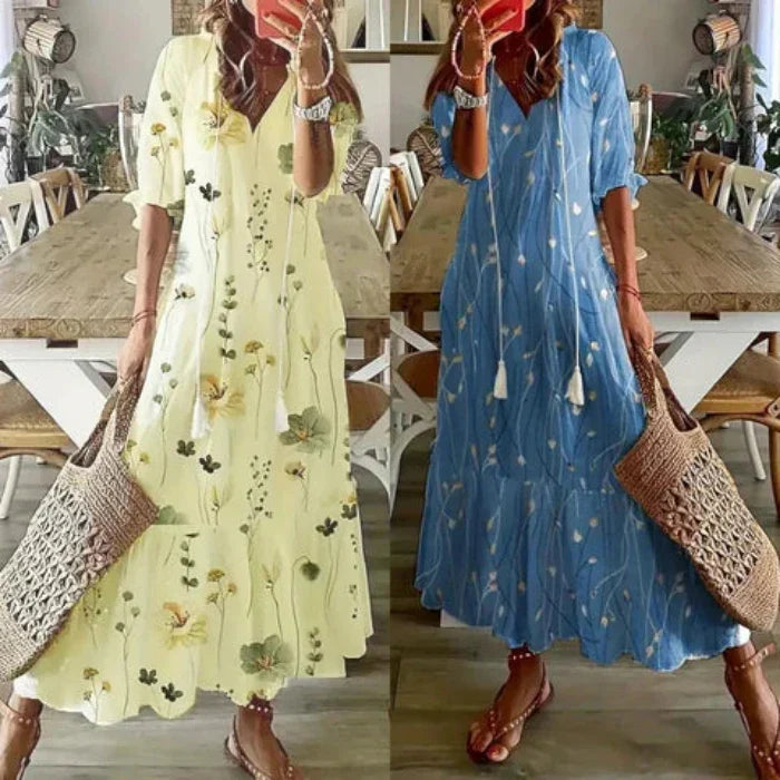 Levoire | Élégante Robe Avec Décolleté En V