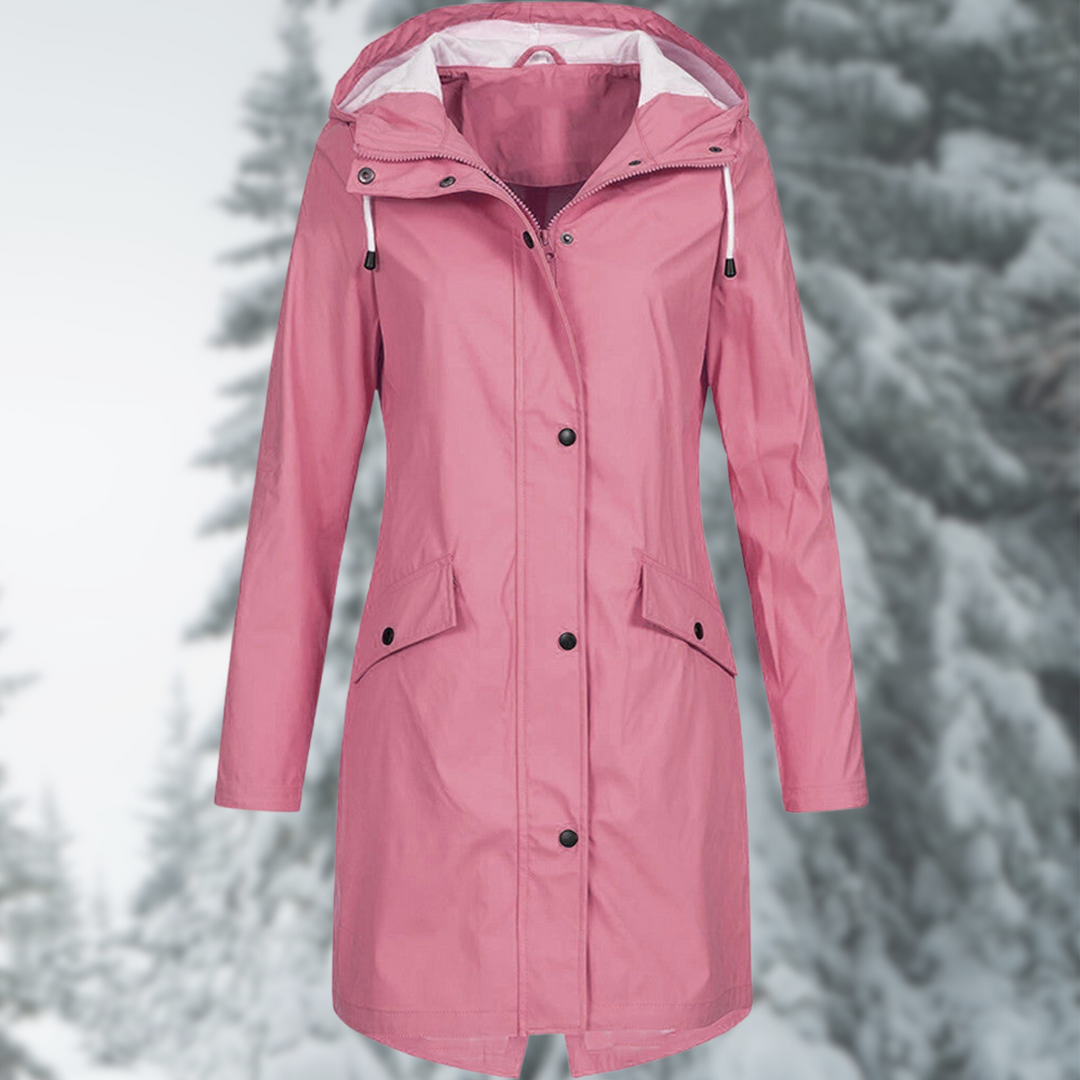 Levoire | Mode, Long Et Imperméable Manteau De Pluie Rosa