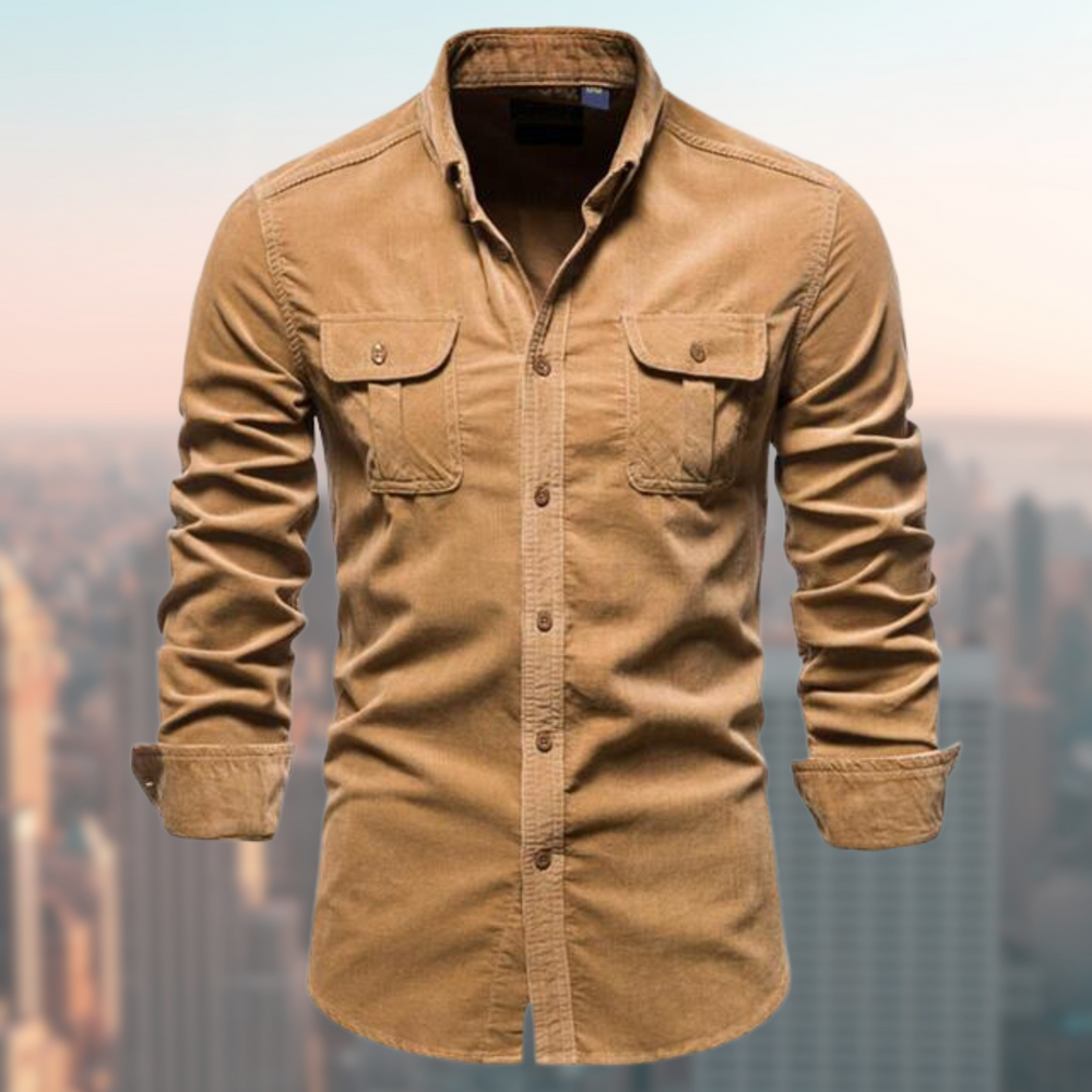 Levoire | Chemise Pour Hommes Braun