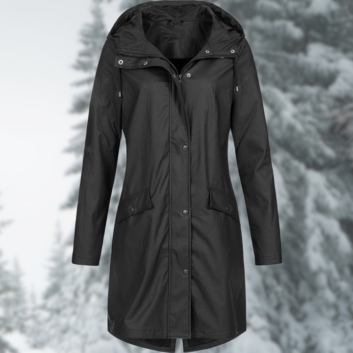 Levoire | Mode, Long Et Imperméable Manteau De Pluie Noir