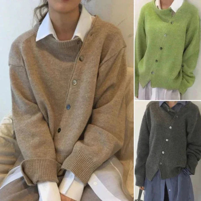 Levoire | Pull Classique À Manches Longues Avec Bouton