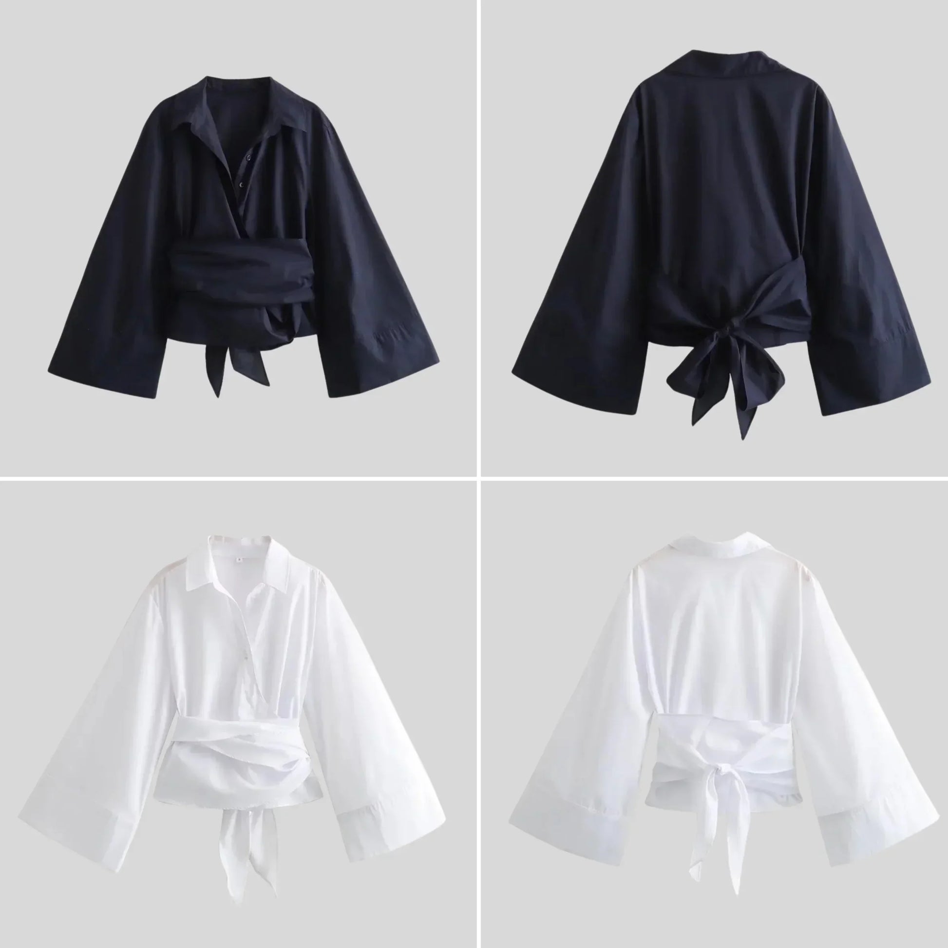 Levoire | Hauts Élégants Chemise Avec Ceinture
