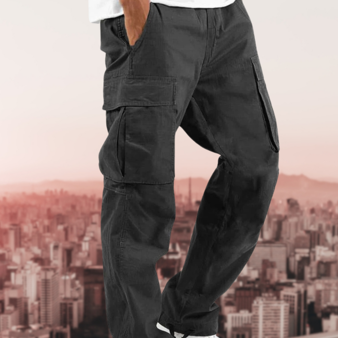 Levoire | Pantalons Élégants Pour Hommes Noir