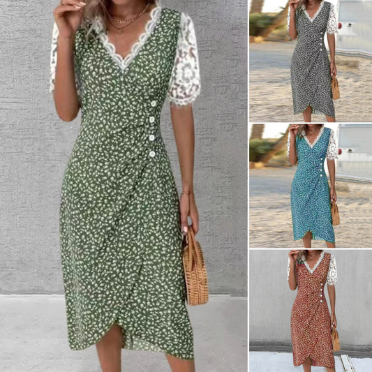 Levoire | Robe En Dentelle Exclusive Vert S