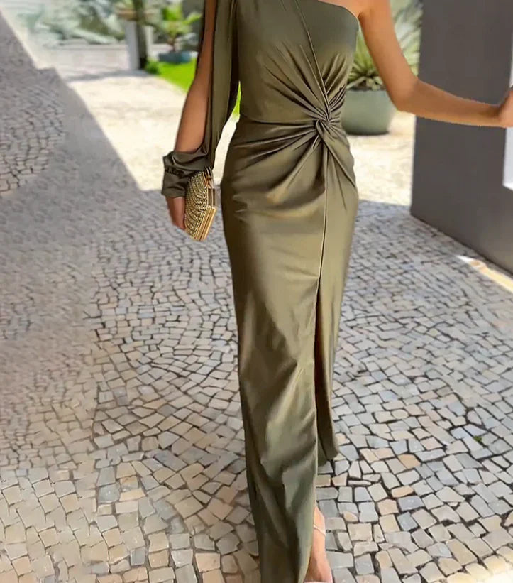Levoire | Robe Maxi Épaule Pour Femmes Par Alisa