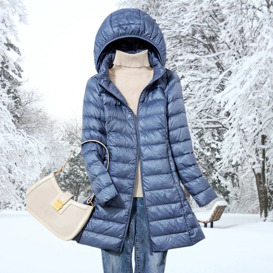 Levoire | Veste D'Automne En Duvet Ultralégère Bleu