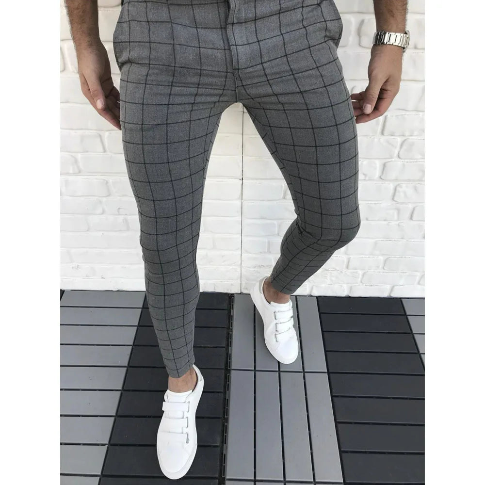 Levoire | Pantalons En Tissu Élégants Gris