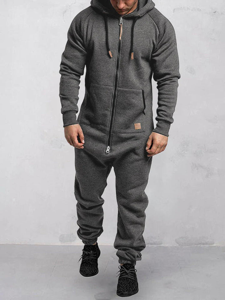 Levoire | Combinaison Avec Capuche Gris