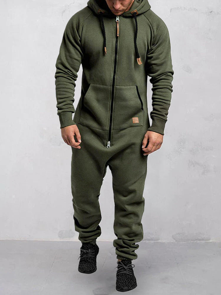 Levoire | Combinaison Avec Capuche Vert