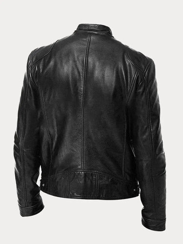 Levoire | Veste En Cuir Décontractée : Style Intemporel Et Confort