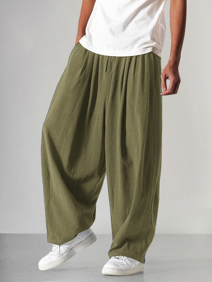 Levoire | Pantalons en lin fabriqués en fil de coton