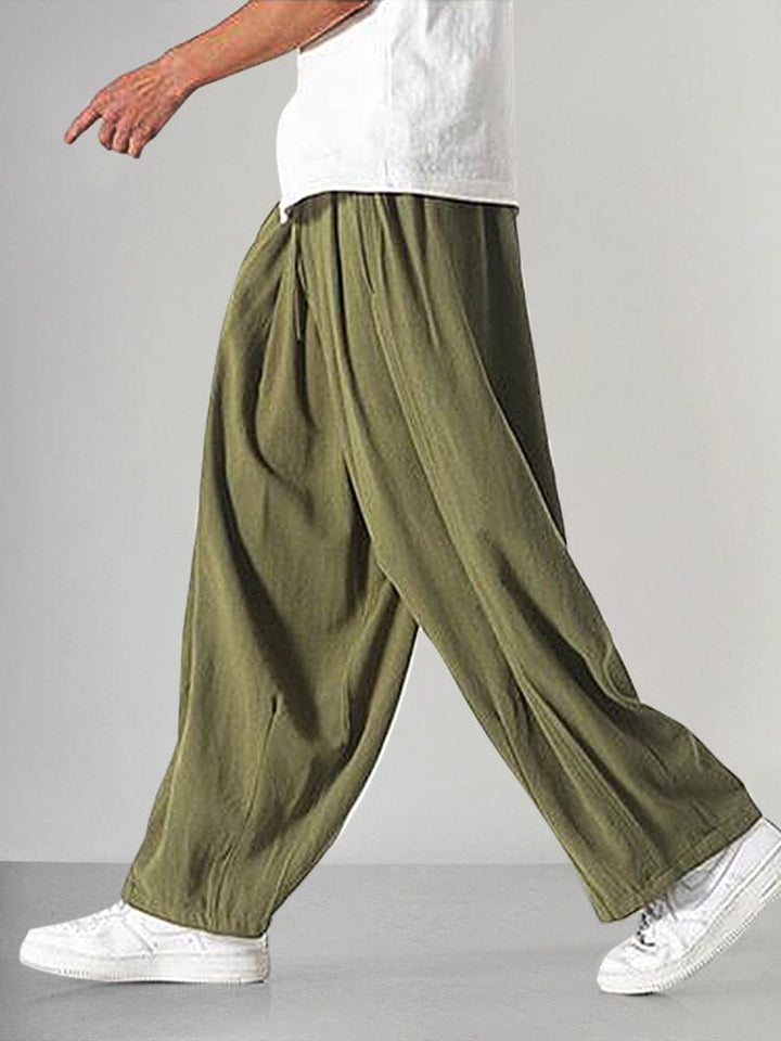 Levoire | Pantalons en lin fabriqués en fil de coton