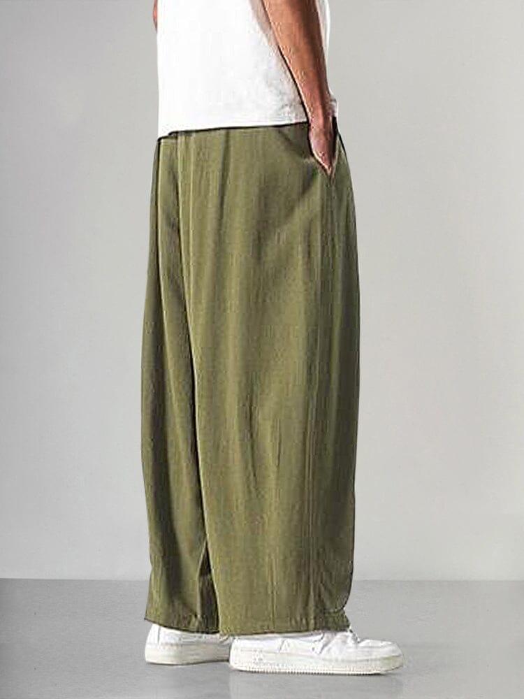 Levoire | Pantalons en lin fabriqués en fil de coton