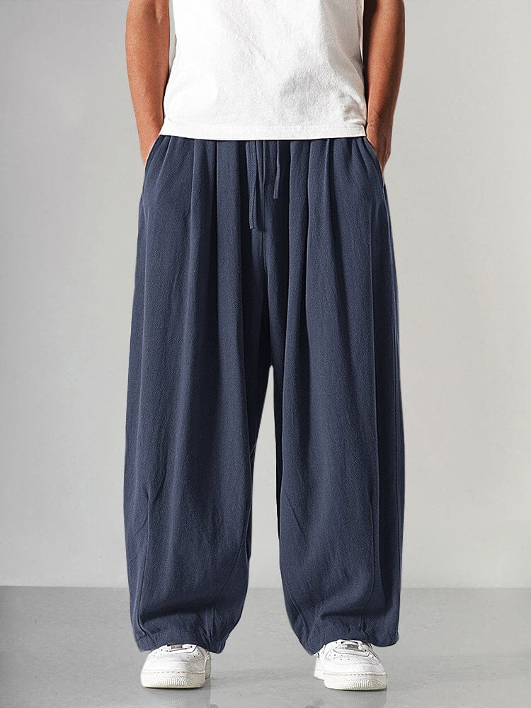 Levoire | Pantalons en lin fabriqués en fil de coton Merensininen