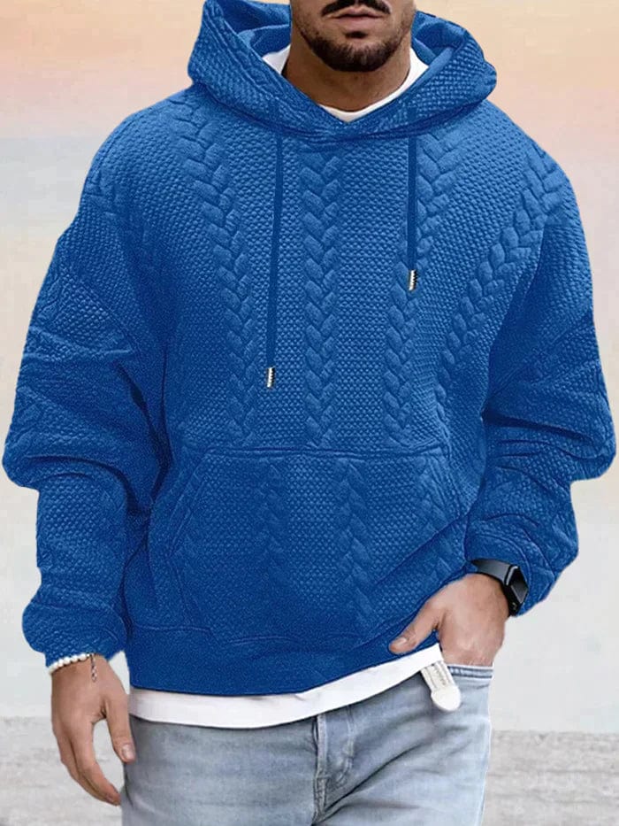 Levoire | Hoodie En Tricot Stylé Pour Homme Bleue