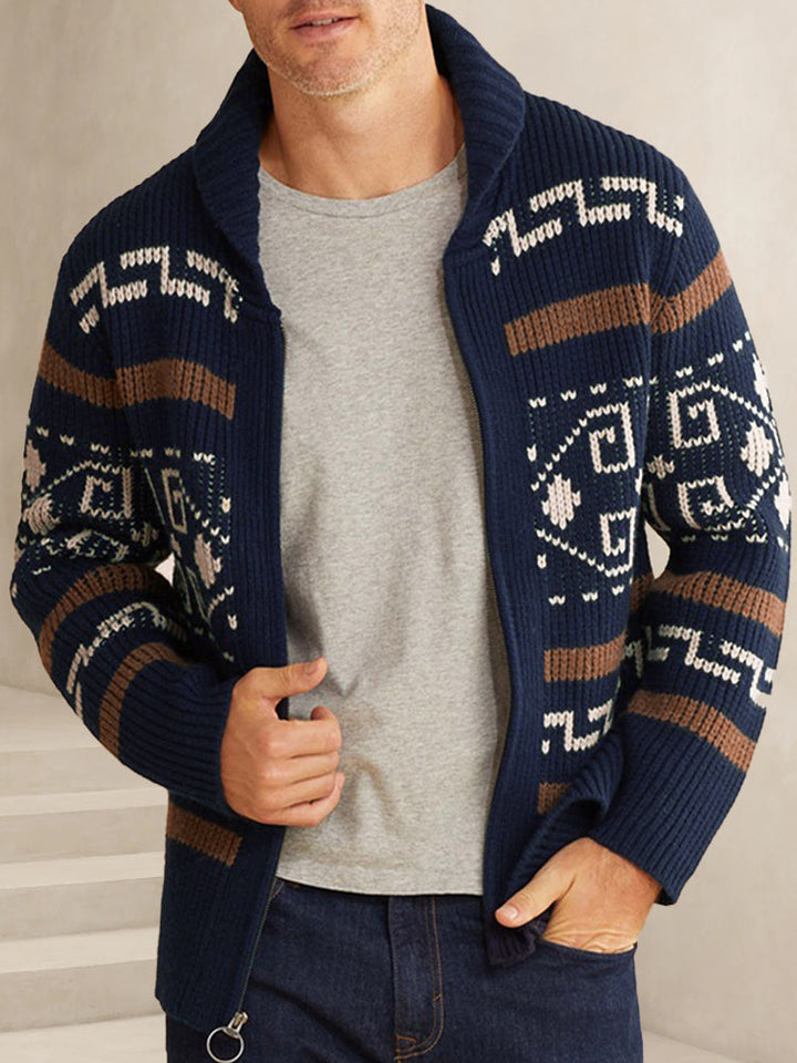 Levoire | Veste vintage en tricot Merensininen
