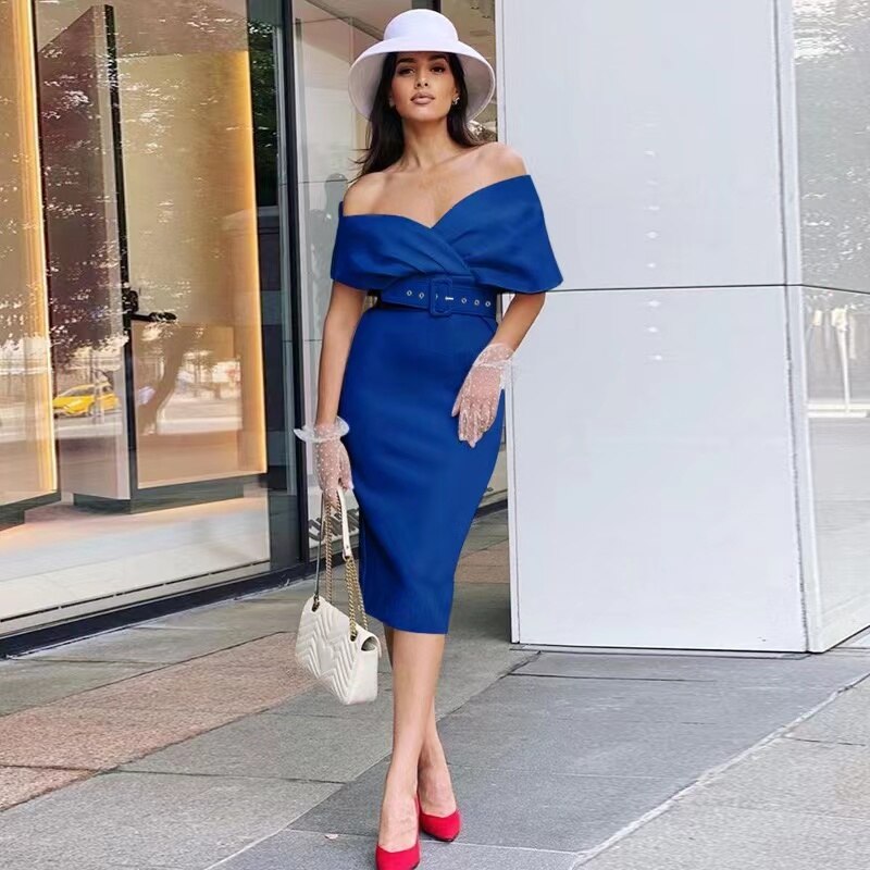 Levoire | Robe Élégante, Sexy & Stylée Bleu