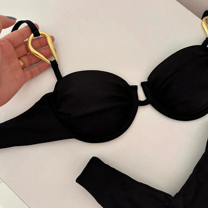 Levoire | Maillot De Bain Bikini Avec Décolleté Haut