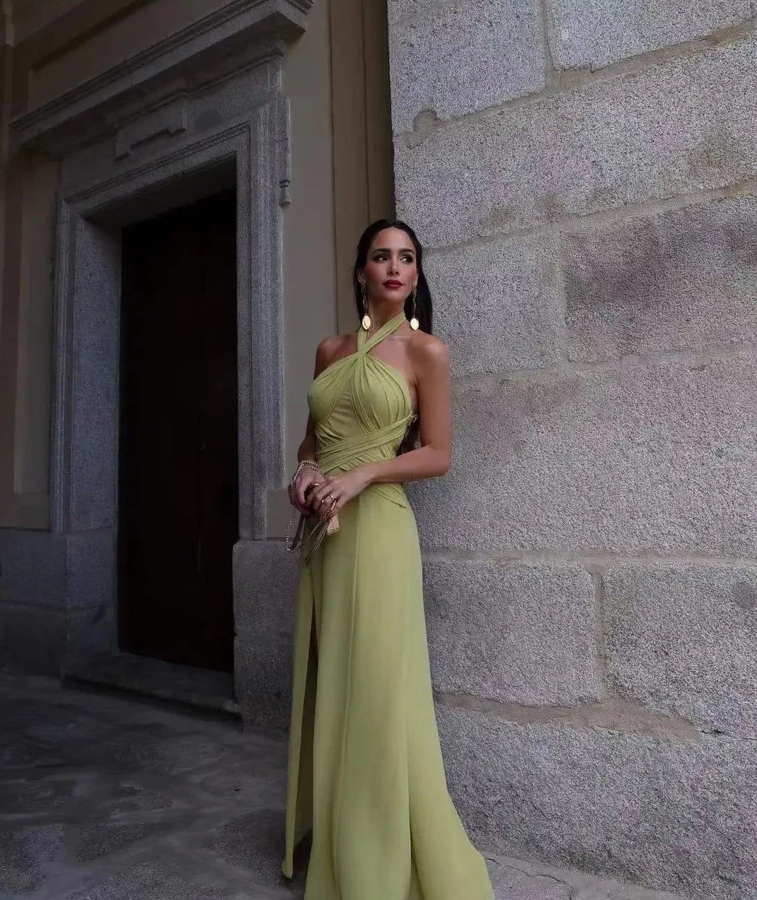 Levoire | Col Rond Dos Sidé Fente Maxime Robe