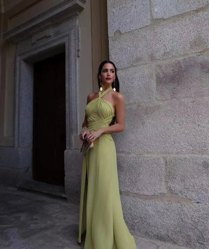 Levoire | Col Rond Dos Sidé Fente Maxime Robe