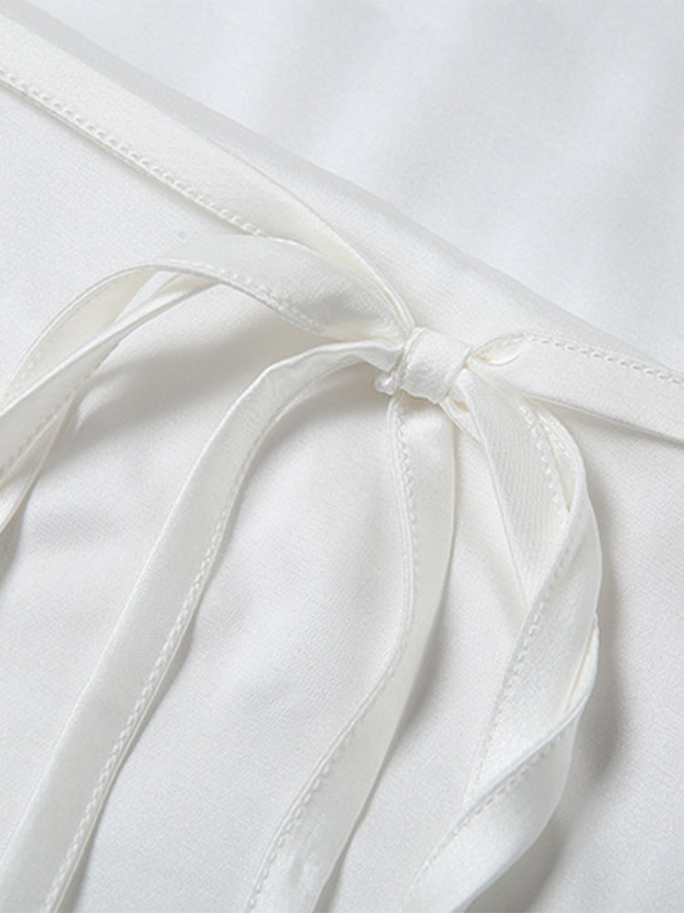 Levoire | Velours Manches Longues Off-Shoulder Midi Robes